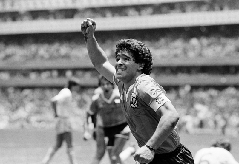 Diego Maradona defined reality with his left hand and left foot