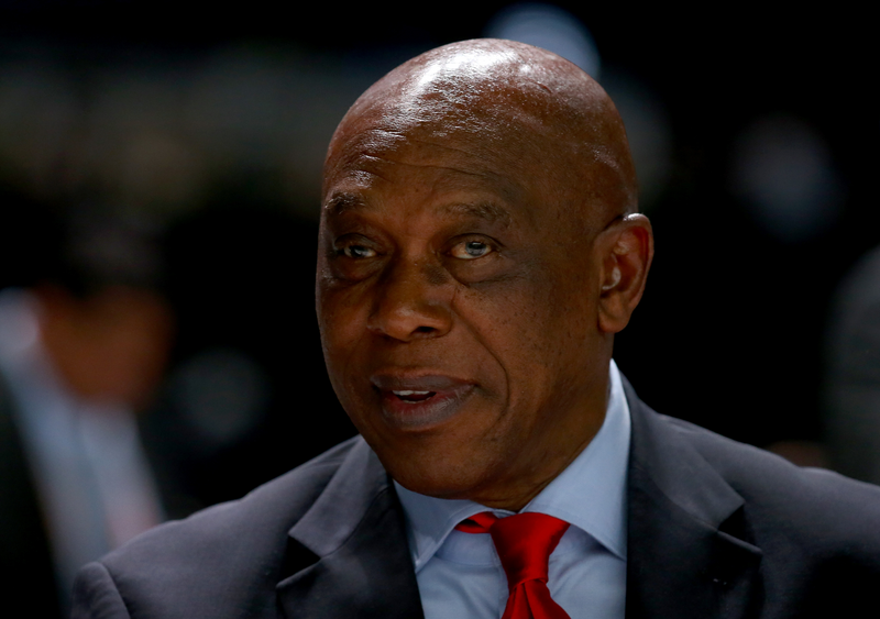 ZURICH, SWITZERLAND - FEBRUARY 26: FIFA Presidential candidate Tokyo Sexwale looks on during the Extraordinary FIFA Congress at Hallenstadion on February 26, 2016 in Zurich, Switzerland.  (Photo by Alexander Hassenstein - FIFA/FIFA via Getty Images)