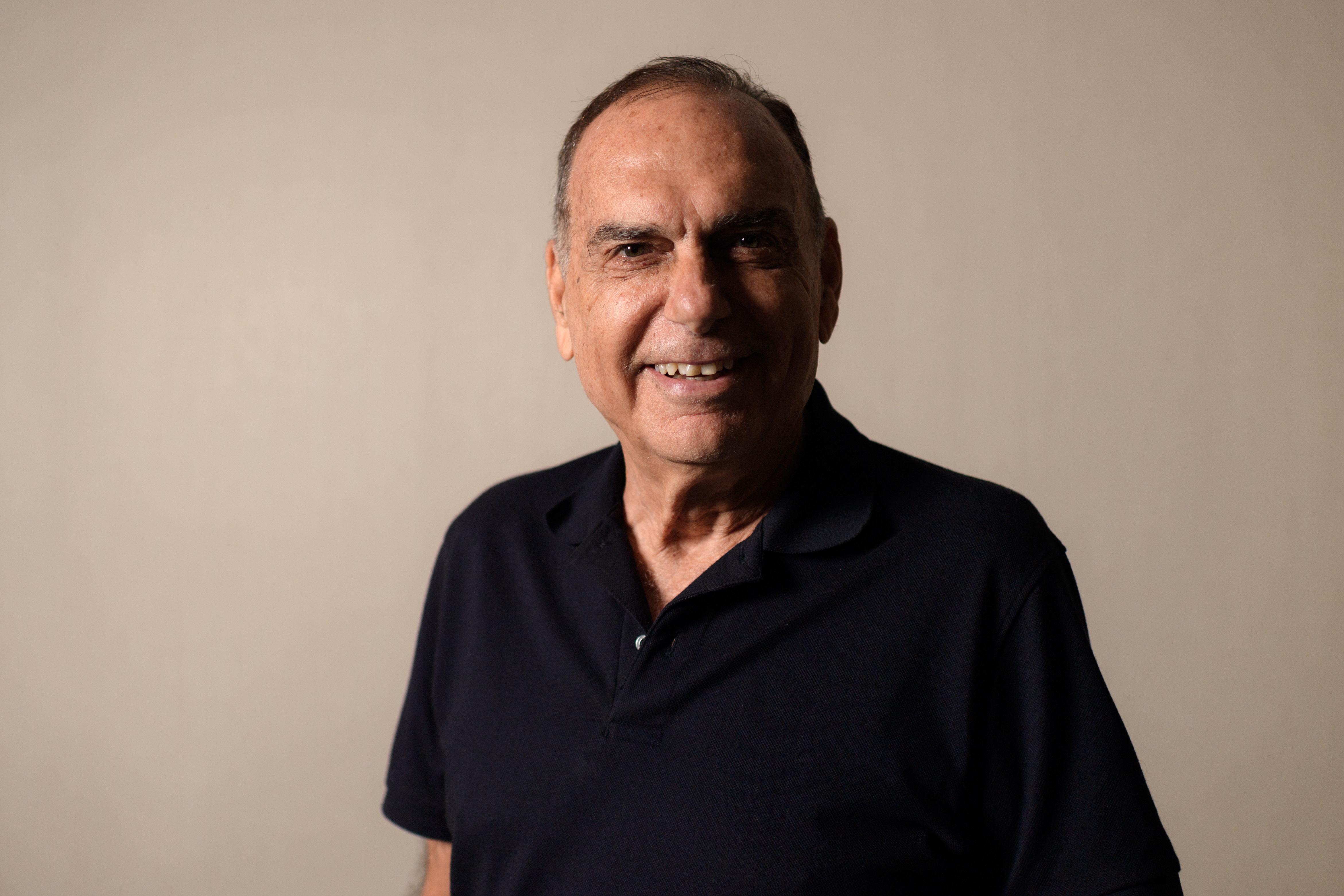 DOHA, QATAR - SEPTEMBER 09: Avram Grant poses for a portrait following an interview during the FIFA Technical Advisory Group on the future of men’s football sessions on September 9, 2021 in Doha, Qatar. (Photo by Harold Cunningham - FIFA)