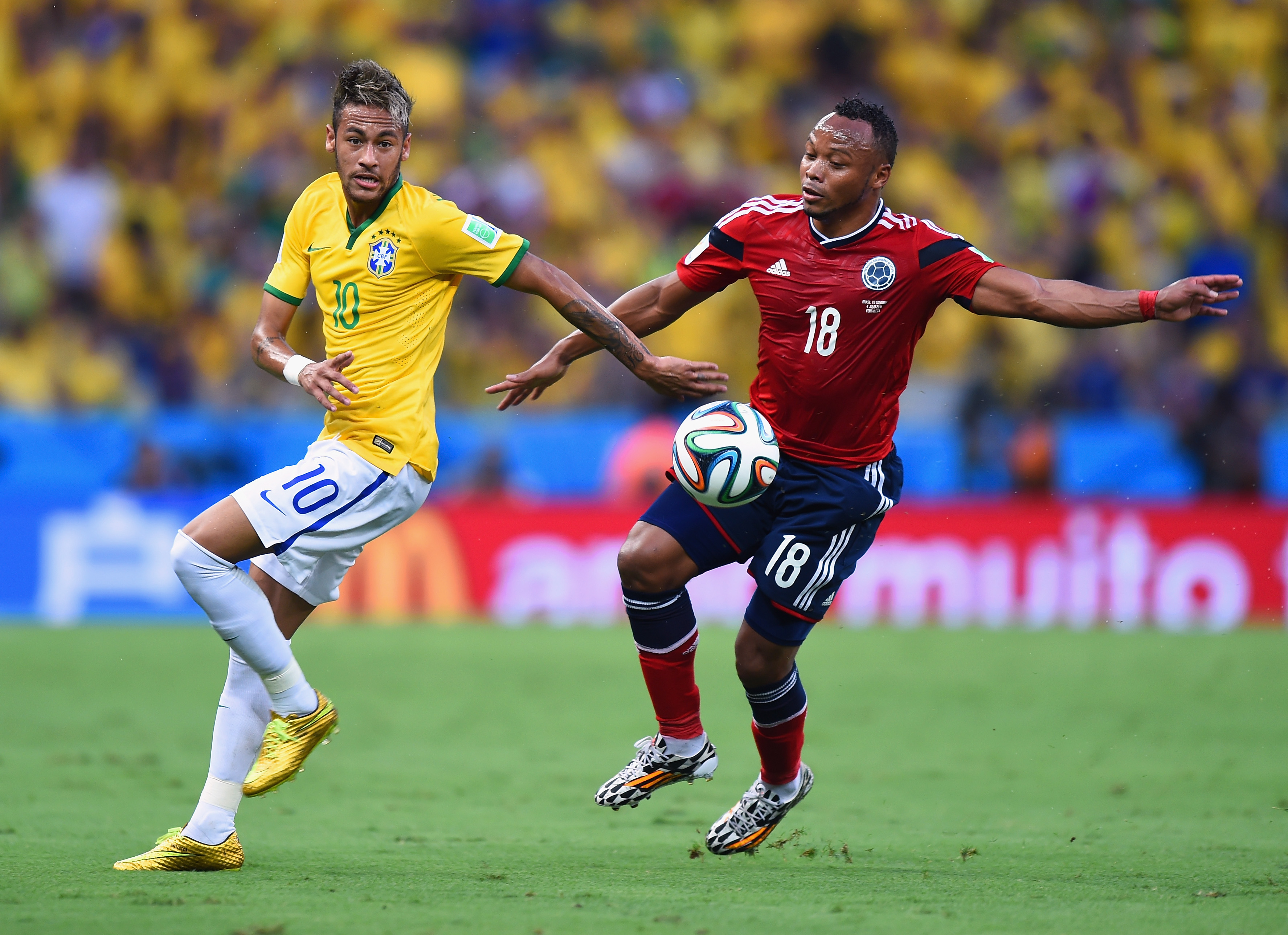 Adidas FIFA 2014 Brazil World Cup Colombia National Soccer Team