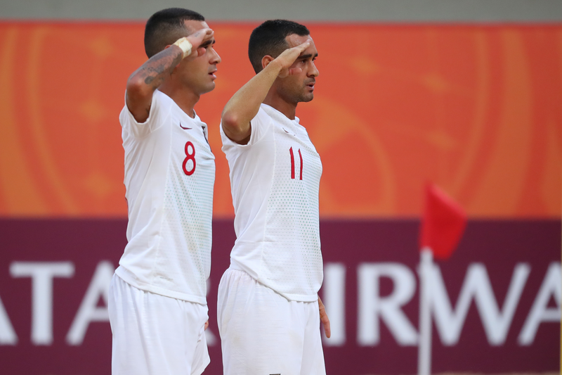 Leo Martins celebrate with his brother Be Martins