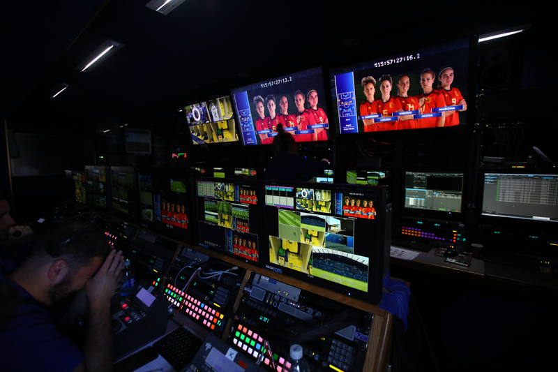 LE HAVRE, FRANCE - JUNE 08: During the 2019 FIFA Women's World Cup France group B match between Spain and South Africa at Stade Oceane on June 08, 2019 in Le Havre, France. (Photo by Matthew Lewis - FIFA/FIFA via Getty Images)