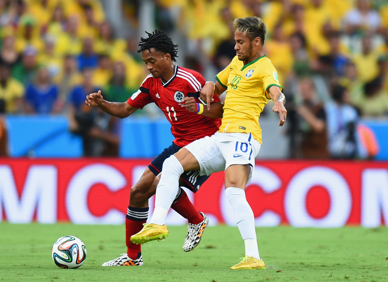 NEYMAR BRAZIL 2014 WORLD CUP MATCH WORN JERSEY