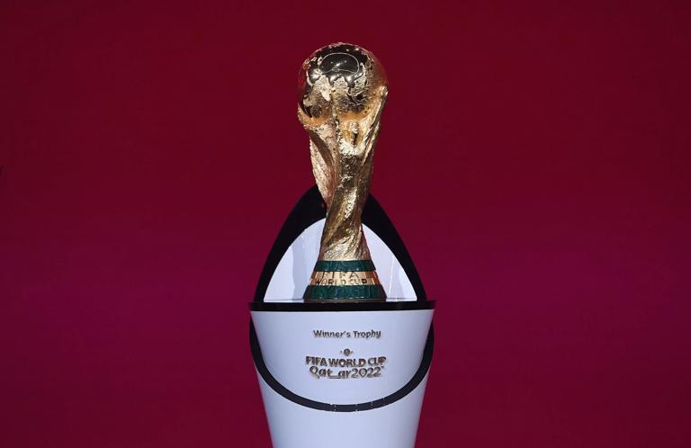 presentation of world cup trophy