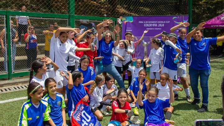 MEDELLÍN, COLOMBIA - AUGUST 17: A view during Football Festivals: Women’s Football Campaign – FIFA U-20 Women's World Cup Colombia 2024™ in Medellin, on August 24, 2024 in Bogotá, Colombia. (Photo courtesy of FCF)