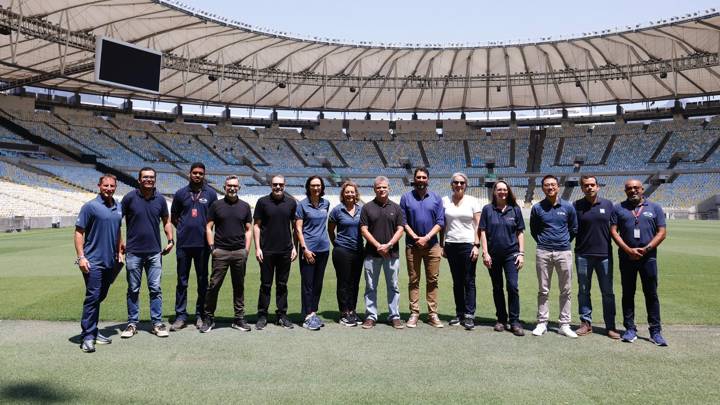 Inspection visit to Estádio do Maracanã. Photo: Rafael Ribeiro/CBF