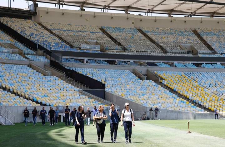 Inspection visit to Estádio do Maracanã. Photo: Rafael Ribeiro/CBF