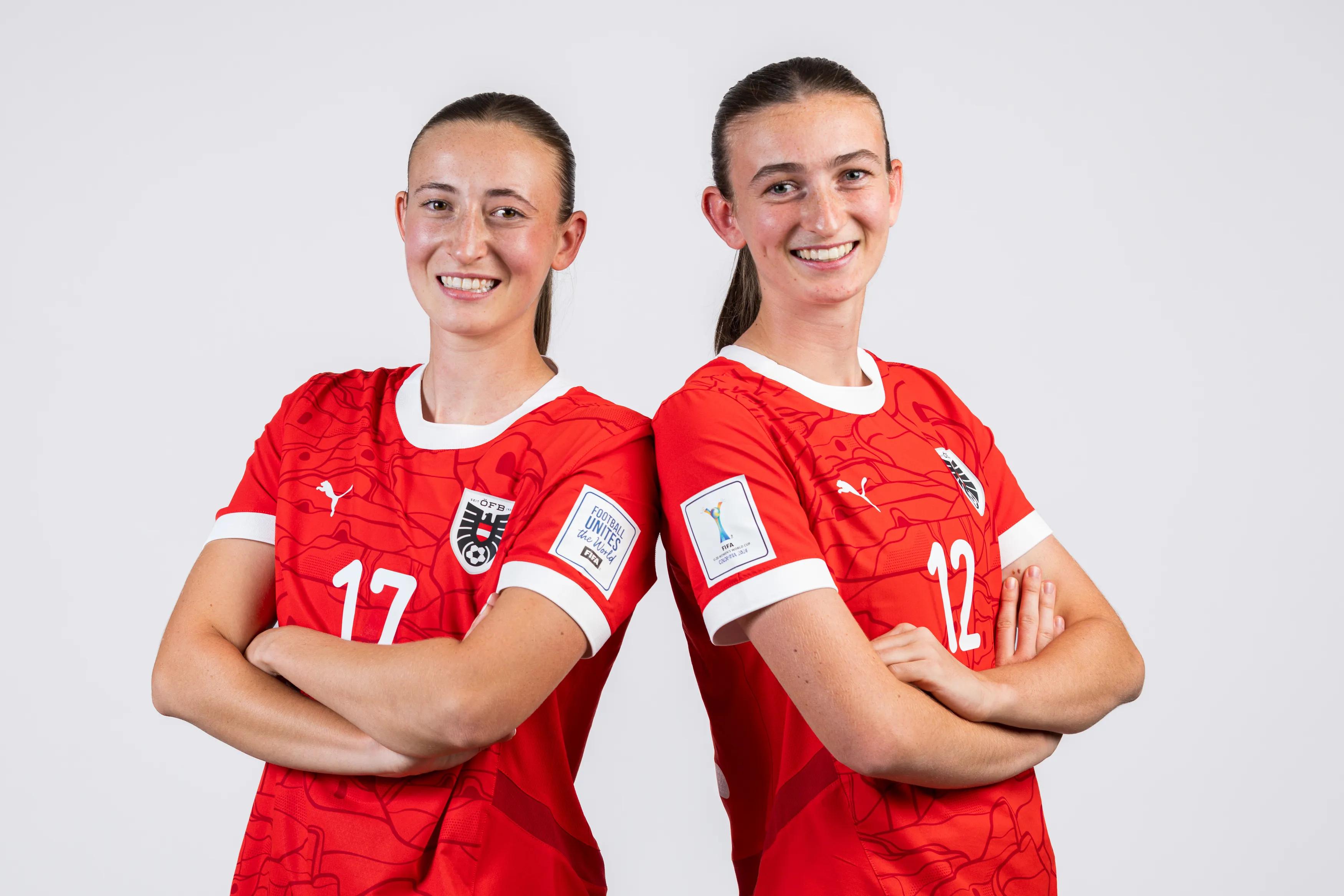 Austria's Laura and Greta Spinn FIFA U20 Women's World Cup