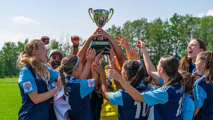 ALBERTA, CANADA - AUGUST 18: Player Development Program Championship at Bill Gilhespy Soccer Complex in Edmonton, Alberta on August 18, 2024. (Photo Courtesy of Canada Soccer)