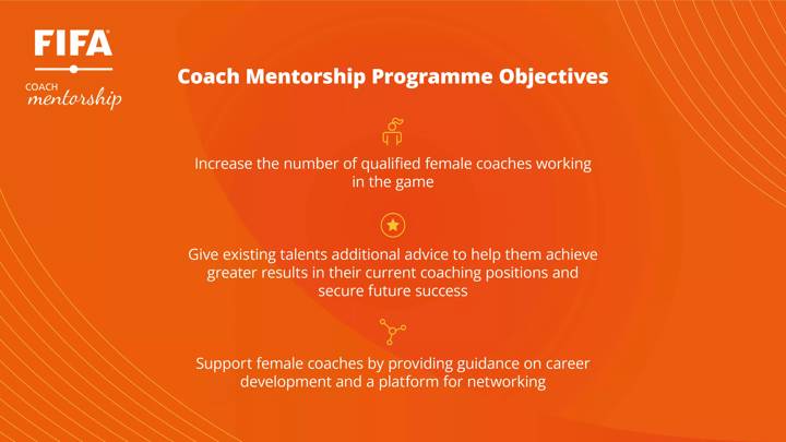 FIFA Coach Mentorship programme objectives