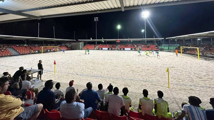 FIFA Secretary General attends Beach Soccer match in Seychelles