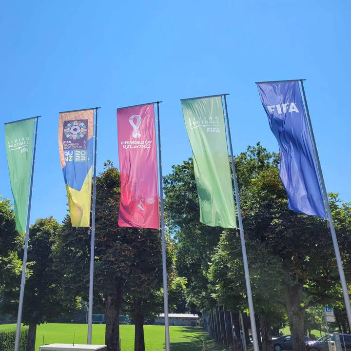 Flags at the Home of FIFA