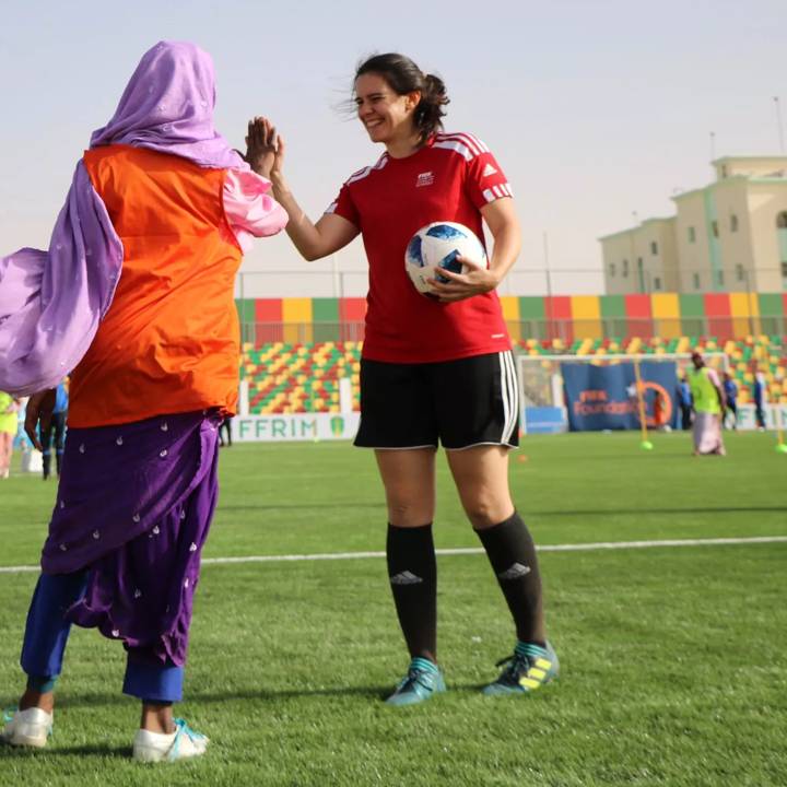 Football 4 Schools event in Mauritania