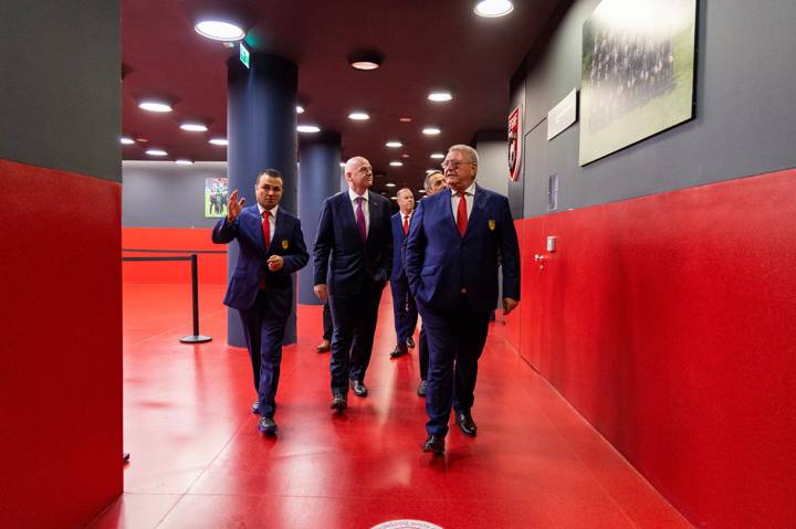 FIFA President Gianni Infantino visit to Albania