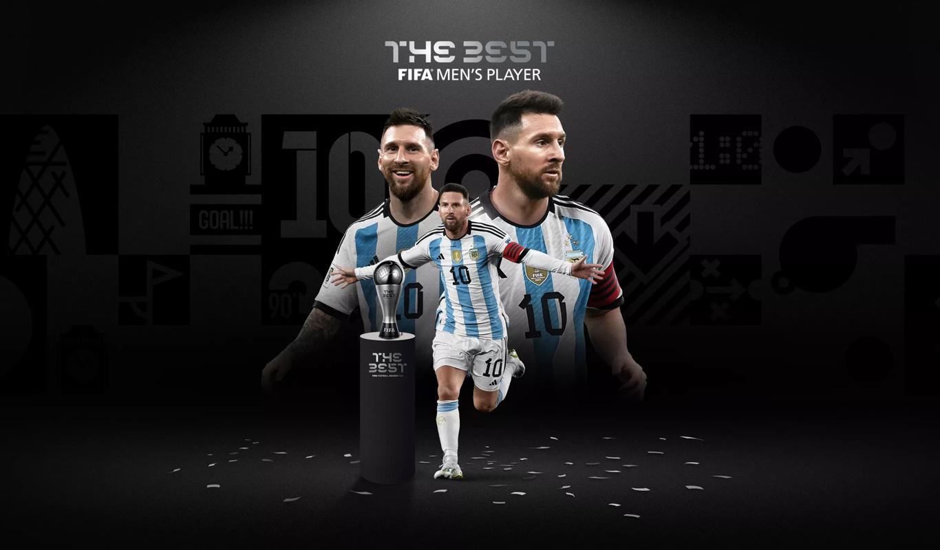 Lionel Messi becomes the first footballer to win The Best FIFA Men