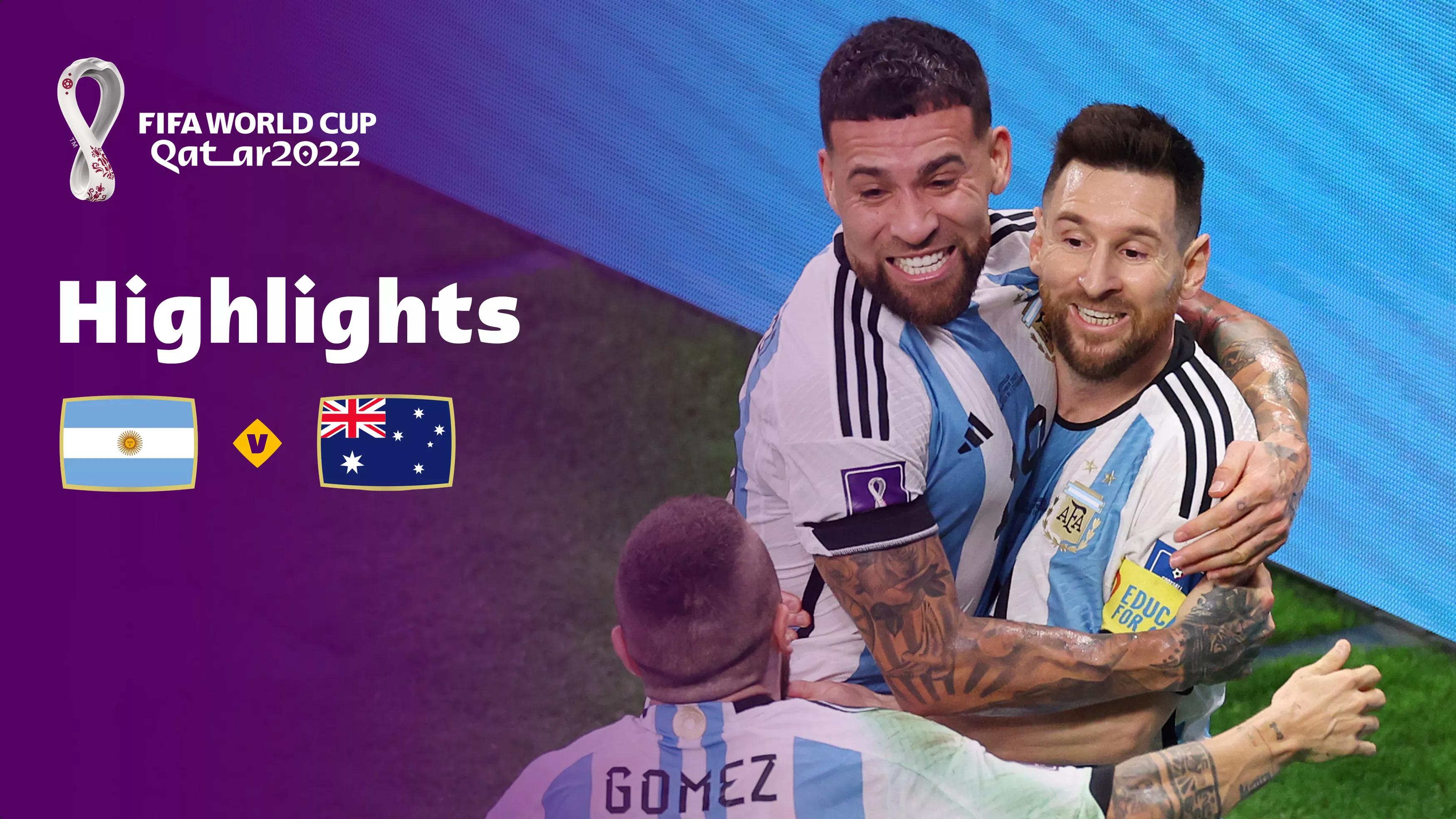 Argentina vs Australia | Octavos de final | Copa Mundial de la FIFA Catar 2022™ | Highlights