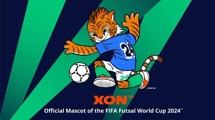 XON™, a Turanian tiger, has been unveiled as the Official Mascot of the FIFA Futsal World Cup Uzbekistan 2024™