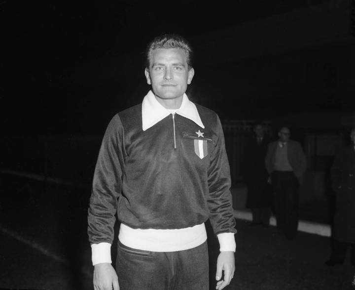 Italian footballer with Juventus, Giampiero Boniperti