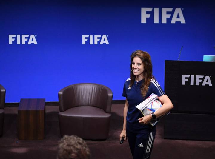 Patricia Gonzalez, FIFA Team Lead Talent Coaches during the Talent Coach Onboarding Workshop