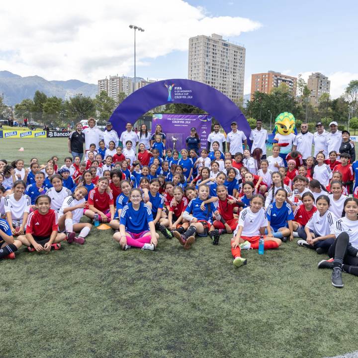 BOGOTÁ, COLOMBIA - AUGUST 17: A view during Football Festivals: Women’s Football Campaign – FIFA U-20 Women's World Cup Colombia 2024™ at Colombian Federation Sports Headquarters on August 17, 2024 in Bogotá, Colombia. (Photo courtesy of FCF)