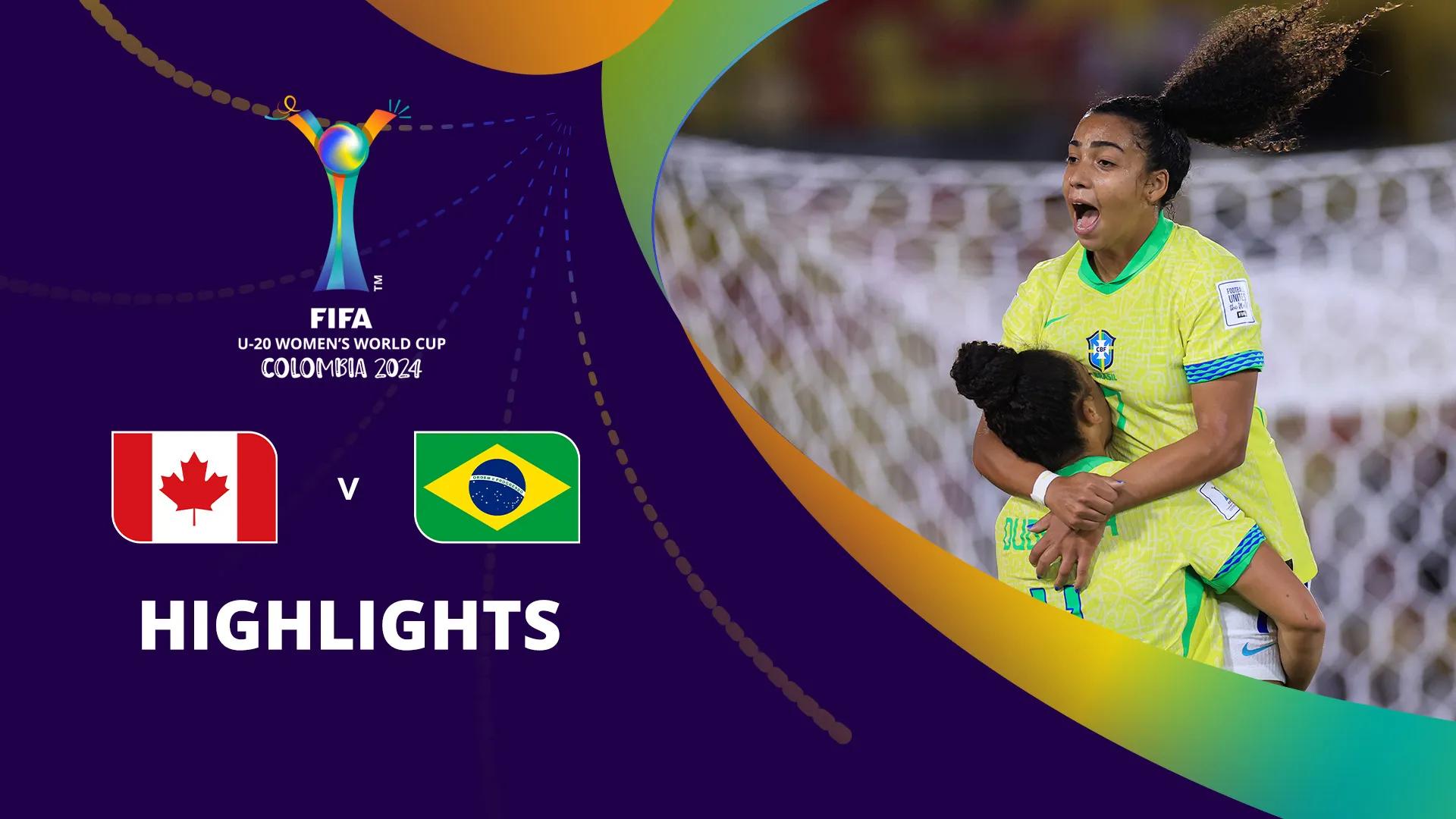 Canada v Brazil Group B FIFA U20 Women's World Cup Colombia 2024