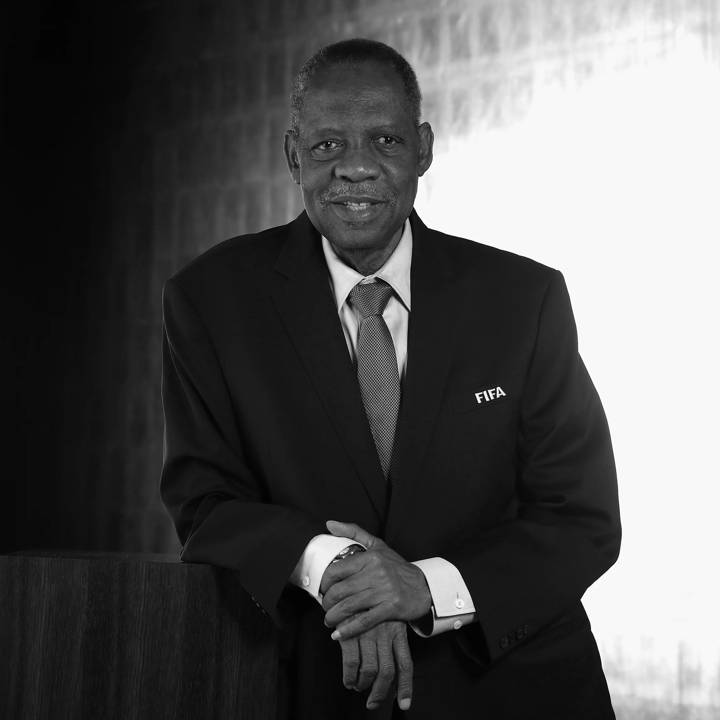 ZURICH, SWITZERLAND - OCTOBER 14: FIFA Council member Issa Hayatou poses during a Portrait session at the FIFA headquaters on October 14, 2016 in Zurich, Switzerland. (Photo by Alexander Hassenstein - FIFA/FIFA via Getty Images)