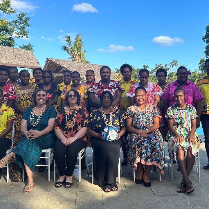 FIFA Secretary General attends a brainstorming session hosted by  Vanuatu Member of Parliament, Julie King