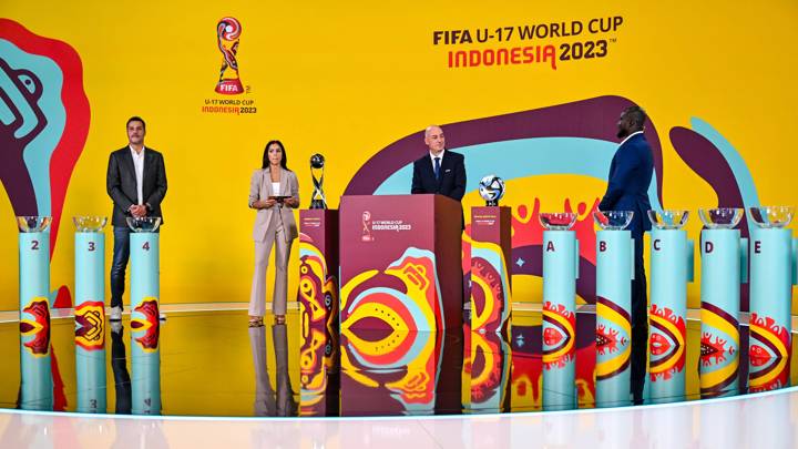 ZURICH, SWITZERLAND - SEPTEMBER 15: A general view during the Final Draw for the FIFA U-17 World Cup 2023 Indonesia at HoF, Home of FIFA on September 15, 2023 in Zurich, Switzerland. (Photo by Harold Cunningham/FIFA)