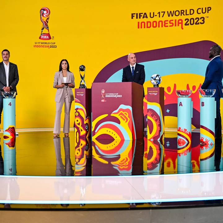 ZURICH, SWITZERLAND - SEPTEMBER 15: A general view during the Final Draw for the FIFA U-17 World Cup 2023 Indonesia at HoF, Home of FIFA on September 15, 2023 in Zurich, Switzerland. (Photo by Harold Cunningham/FIFA)