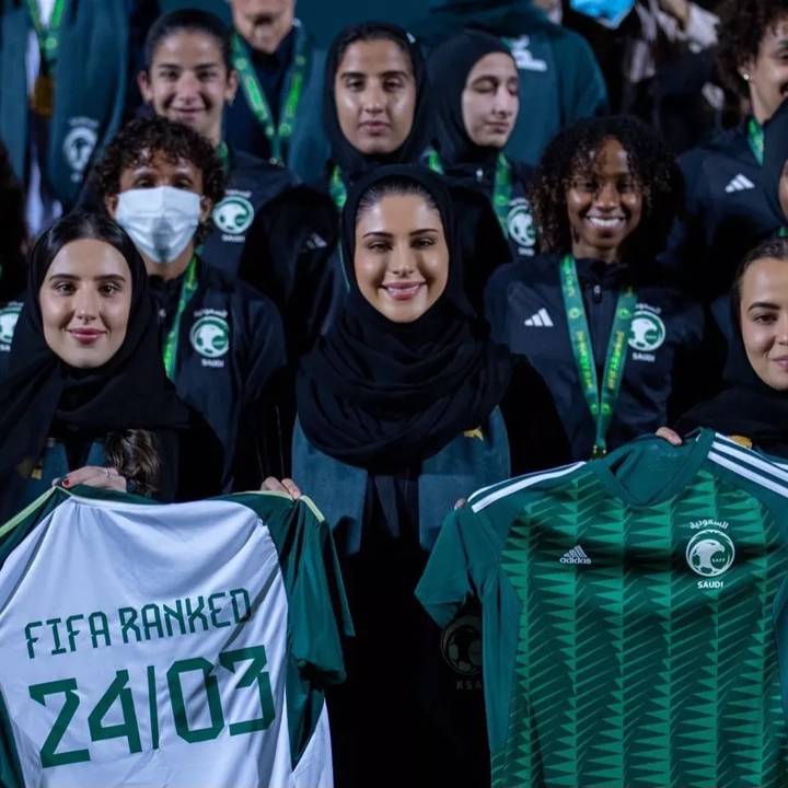 Saudi Arabia listed for the first time in the FIFA/Coca-Cola Women’s World Ranking