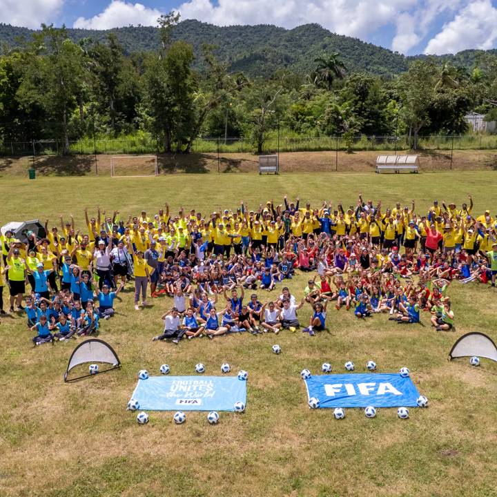 FIFA Football for Schools workshop in Cayey, Puerto Rico, 28-31 of August. Photo: courtesy of FPRF