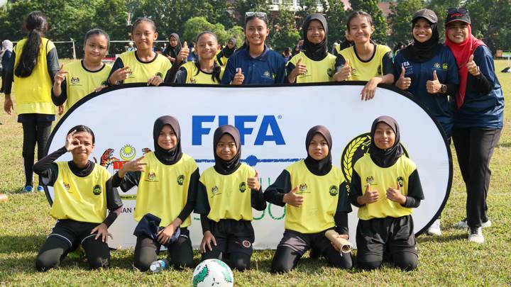 Football for Schools festival, Penang, Malaysia.