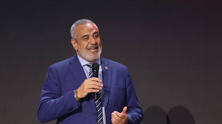 JEDDAH, SAUDI ARABIA - DECEMBER 21: Football Federation of Chile President Pablo Milad during FIFA Football Summit 2023 on December 21, 2023 in Jeddah, Saudi Arabia. (Photo by Yasser Bakhsh - FIFA/FIFA via Getty Images)