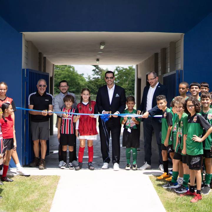 AÑASCO, PUERTO RICO - AUGUST 27: The inauguration of the western football development centre on August 27, 2023 in Playa, Añasco, Puerto Rico. (Photo courtesy of Puerto Rican Football Federation) .