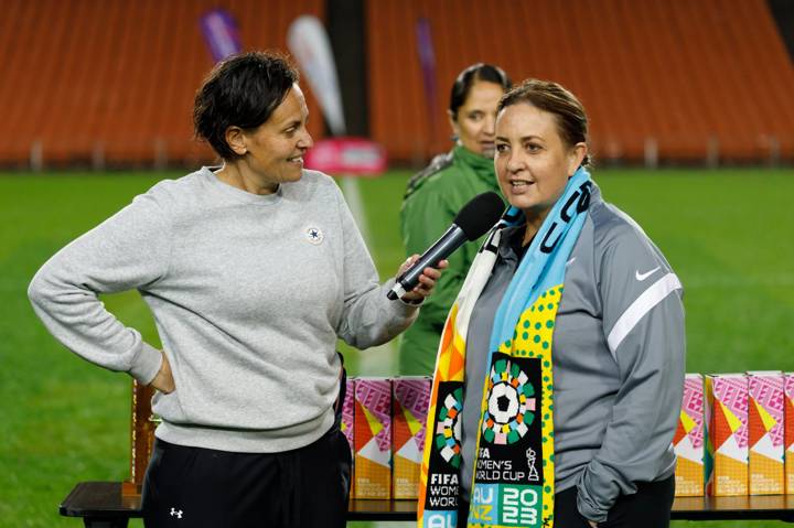 FIFA Women's World Cup 'One Year To Go' event at FMG Stadium Waikato on July 20, 2022 in Hamilton, New Zealand.