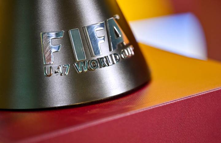 A detailed view of the FIFA U-17 World Cup 2023 Indonesia Winner's Trophy 