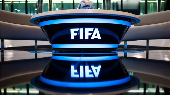 ZURICH, SWITZERLAND - JUNE 13: General view inside the Studio prior to the FIFA Training Centre (FTC) Studio Filming at HoF, the Home of FIFA on June 13, 2022 in Zurich, Switzerland. (Photo by Oliver Hardt - FIFA/FIFA via Getty Images)