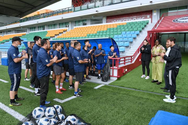 FIFA Football for Schools (F4S) programme, Jalan Besar Stadium, Singapore (Images courtesy Football Association of Singapore)