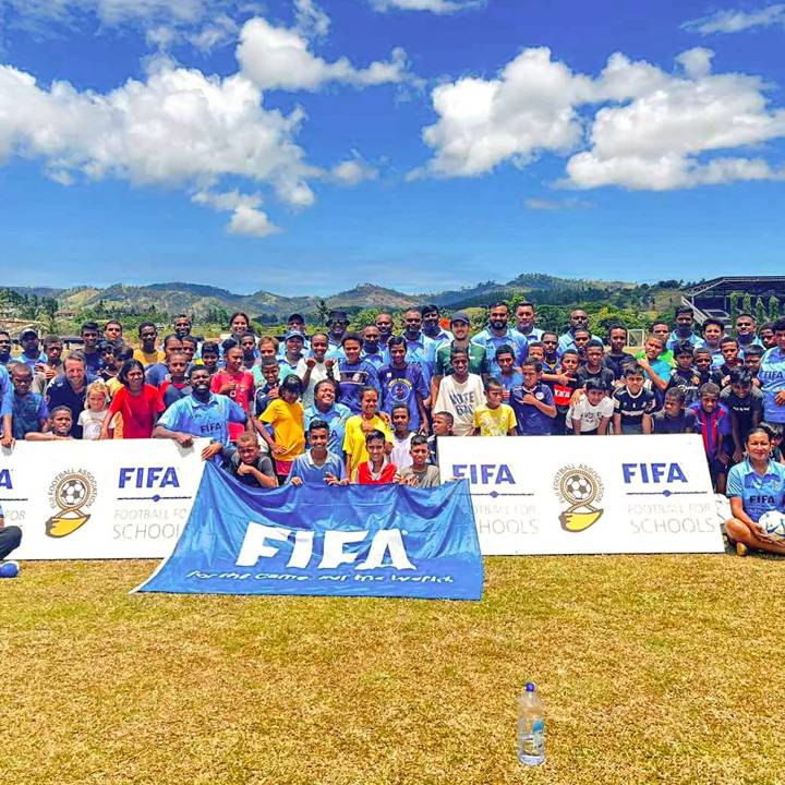 BA, FIJI - NOVEMBER 29: FIFA Football for Schools Workshop Day 2 on November 29, 2023 in Ba, Fiji. (Photo Courtesty of Fiji Football Association)