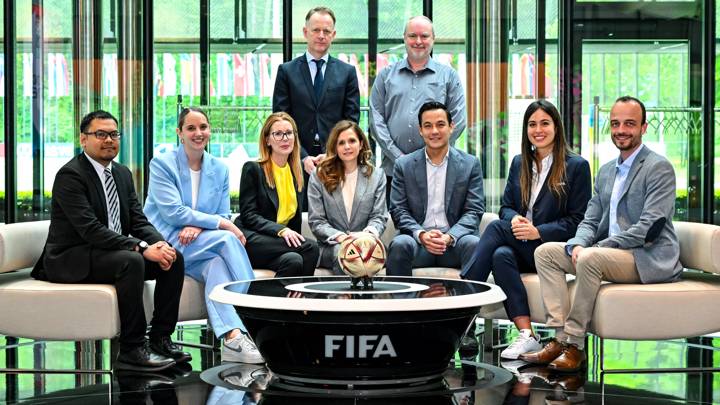 ZURICH, SWITZERLAND - MAY 25: A group photo during the UEFA Integrity Meeting at HoF, Home of FIFA on May 25, 2023 in Zurich, Switzerland. (Photo by Harold Cunningham/FIFA)