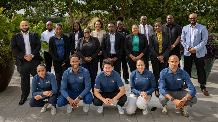 MIAMI, FLORIDA - SEPTEMBER 25: = during FIFA Forward Work Session for Caribbean Member Associations in Miami, on September 24, 2024 in Miami, Florida. (Photo by Eva Marie Uzcategui - FIFA/FIFA via Getty Images)
