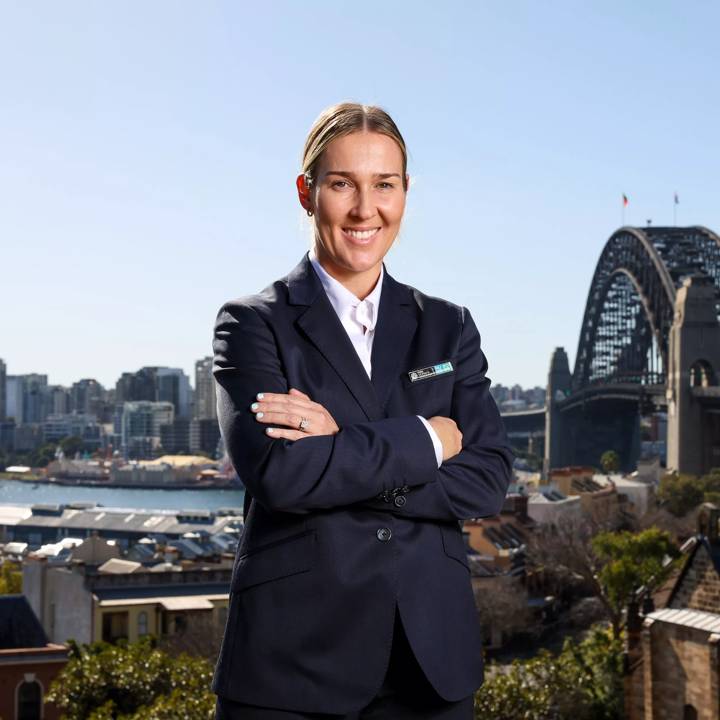 SYDNEY, AUSTRALIA - JULY 19: Kirsty Yallop during a portrait session as part of the FWWC Technical Study group Kick-off Media Briefing - FIFA Women's World Cup Australia & New Zealand 2023 on July 19,2023 in Sydney / Gadigal, Australia. (Photo by Mark Metcalfe - FIFA/FIFA via Getty Images)