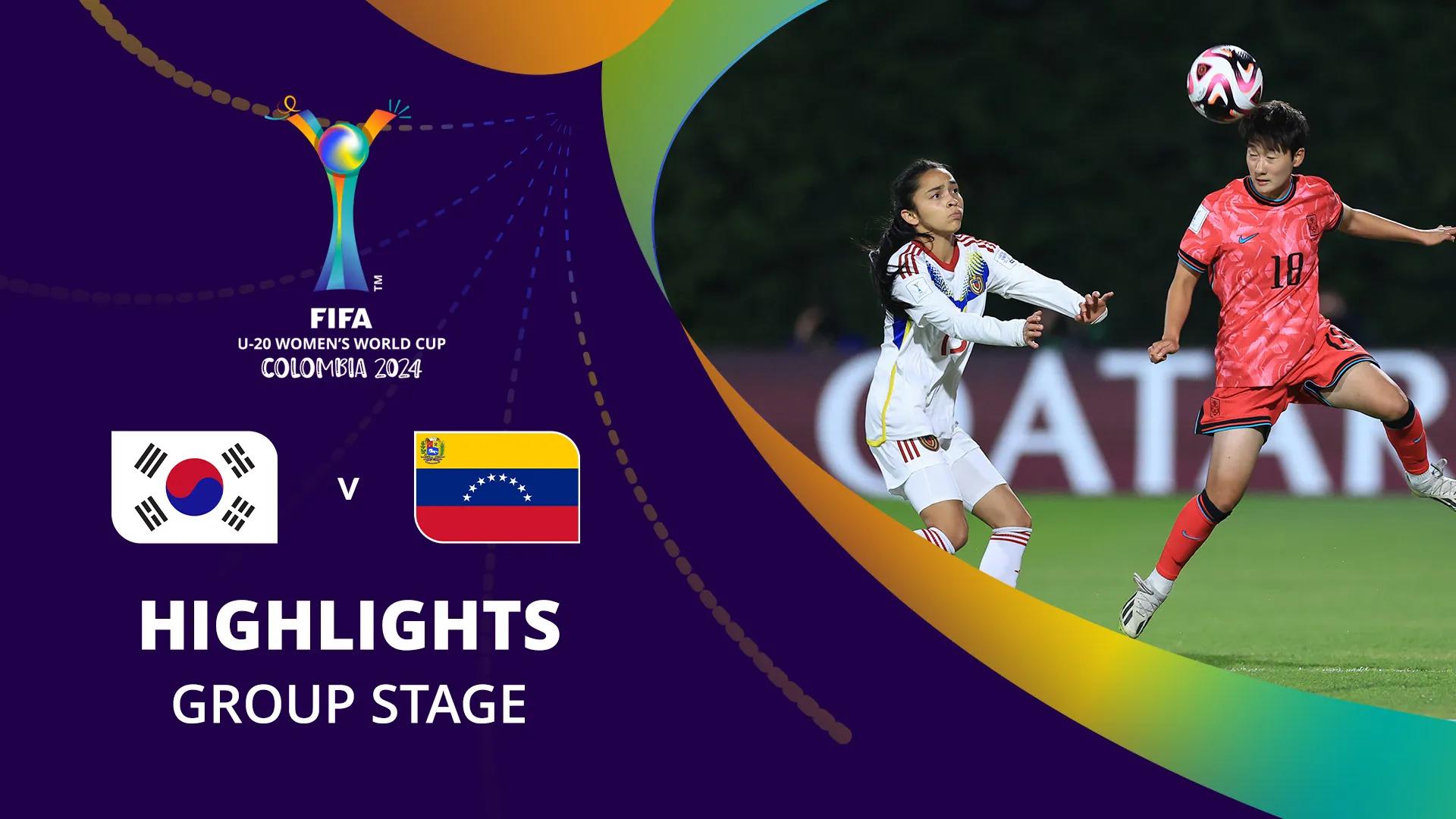 Korea Republic v Venezuela Group D FIFA U20 Women's World Cup