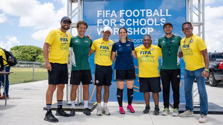 FIFA Football for Schools workshop in Cayey, Puerto Rico