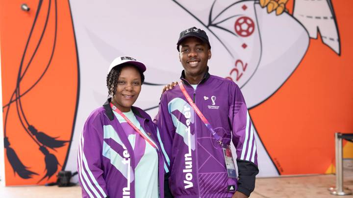 Mother and son from Zimbabwe proud to be FIFA World Cup Qatar 2022™ volunteers