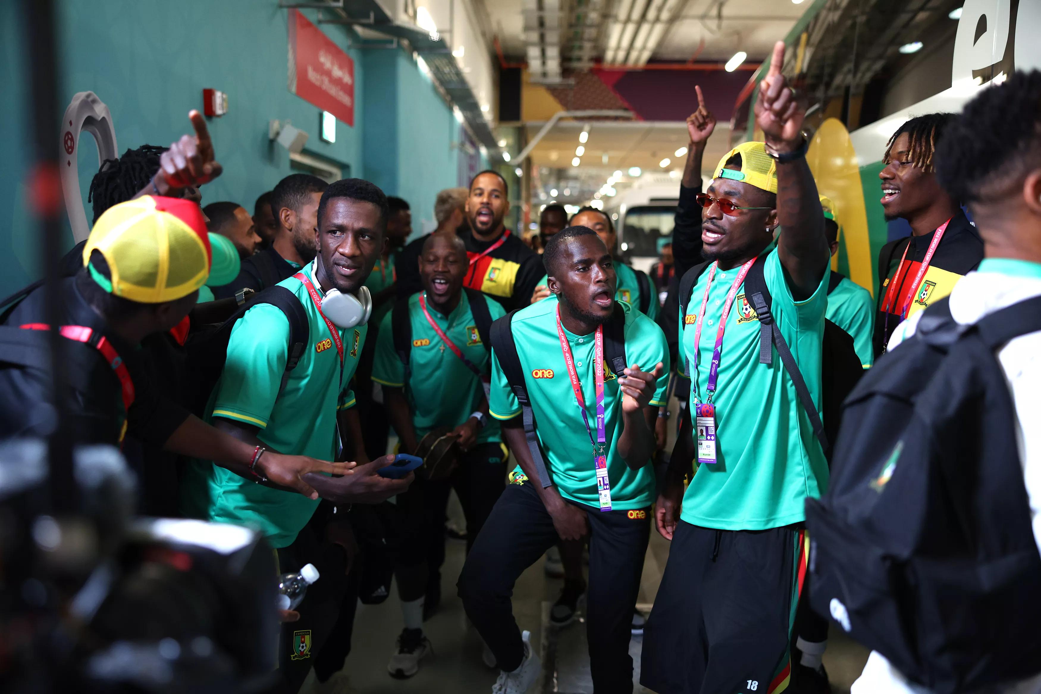 Cameroon know how to make a match entrance