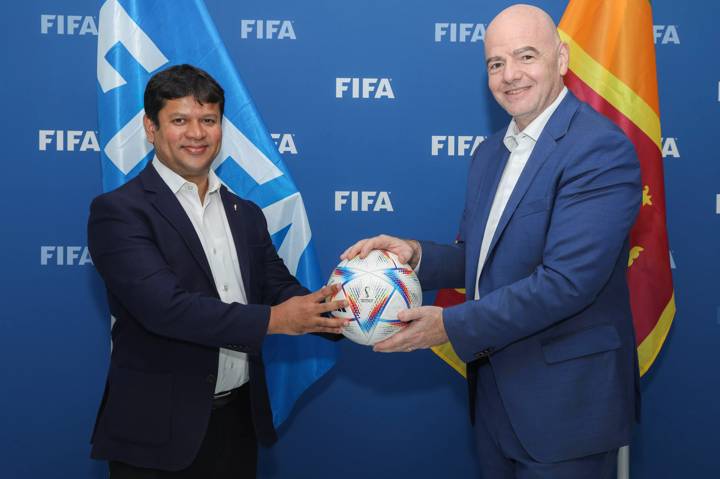 FIFA President Gianni Infantino and Football Federation of Sri Lanka Meeting