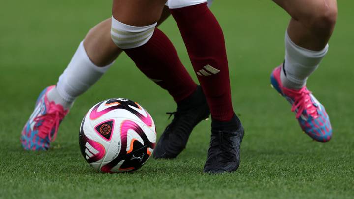 BOGOTA, COLOMBIA - SEPTEMBER 01: Detail of the match ball during the FIFA U-20 Women's World Cup Colombia 2024 match between Germany and Venezuela at Estadio Metropolitano de Techo on September 01, 2024 in Bogota, Colombia. (Photo by Buda Mendes - FIFA/FIFA via Getty Images)