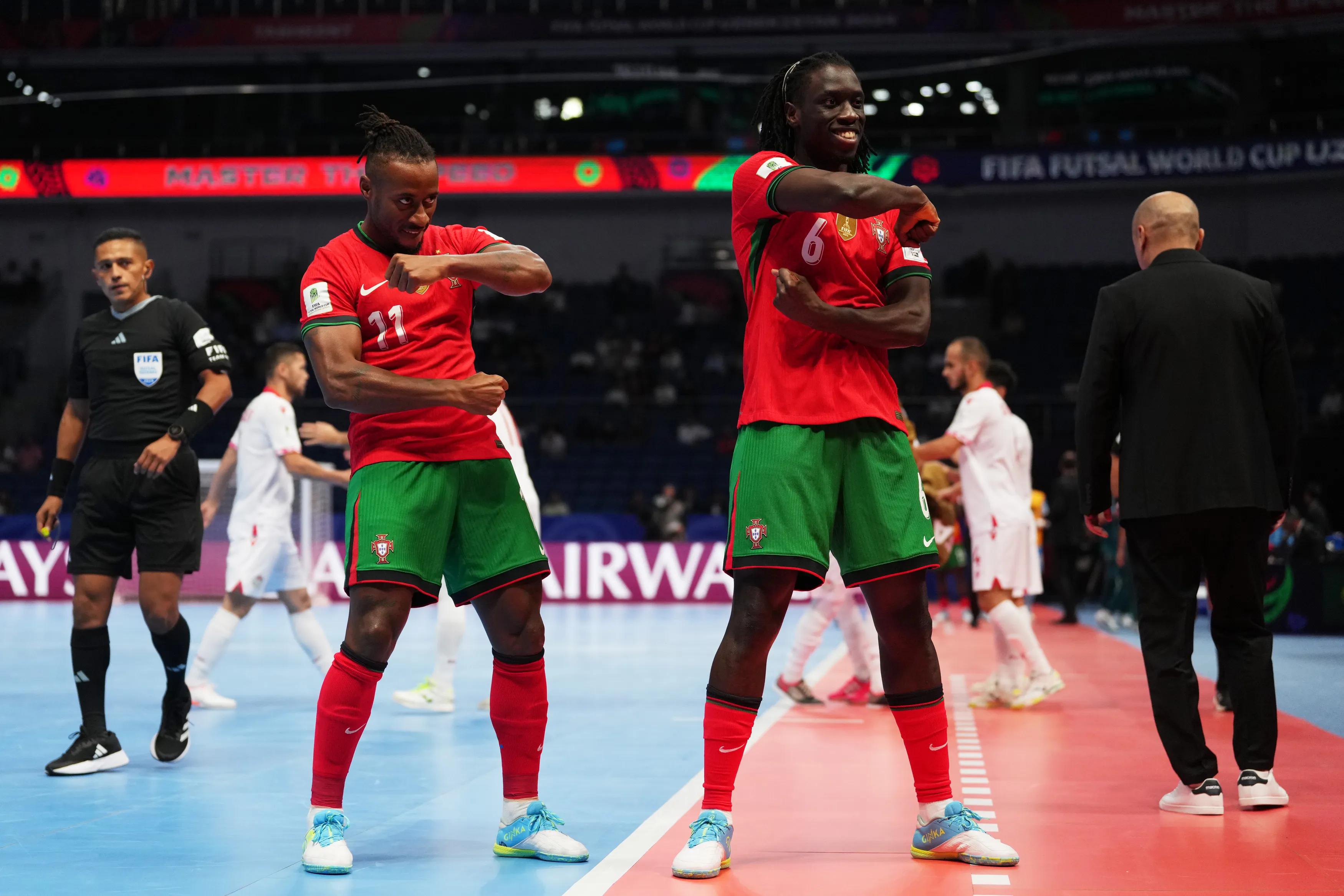 Portugal Triumphs Over Tajikistan 3-2 to Secure Futsal World Cup Knockout Stage Spot