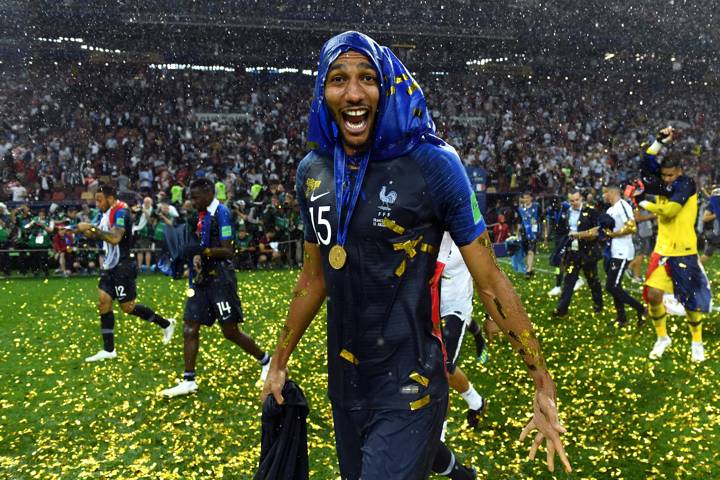 Steven Nzonzi, world champion with France at Russia 2018